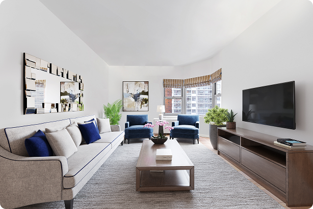 Living room after restyling